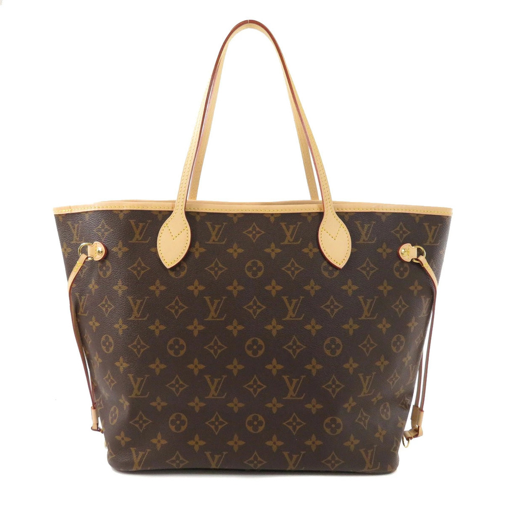 Louis Vuitton Tote Neverfull Monogram Bag Canvas Brown